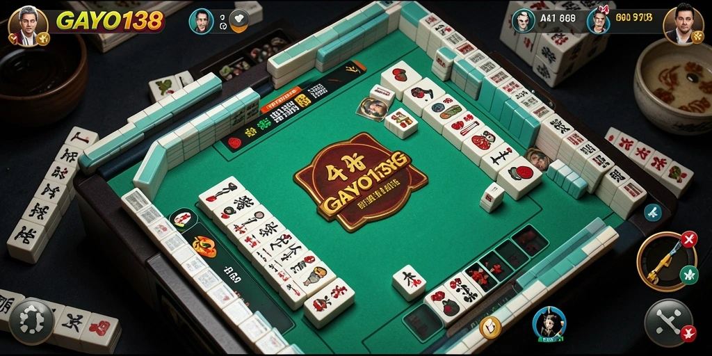 Screenshot gameplay GAYO138 menampilkan keseruan permainan Mahjong.