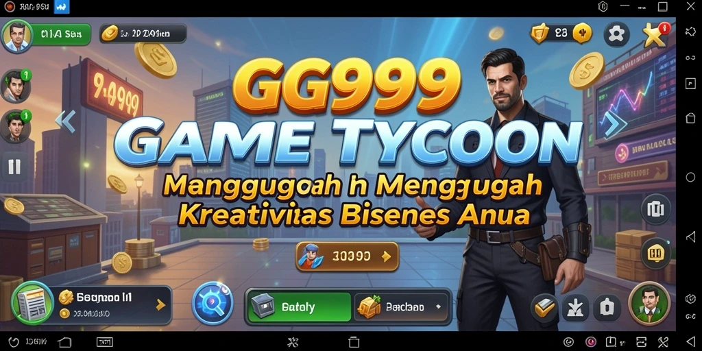 Screenshot GG999 menampilkan gameplay Tycoon yang menarik dan penuh tantangan.