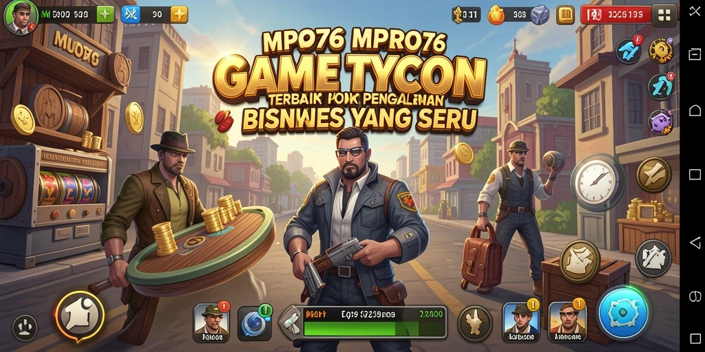 Screenshot MPO76 menampilkan pengalaman gameplay Tycoon yang mengasyikkan.